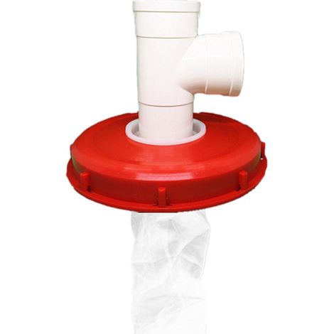 Couvercle IBC avec Filtre en Nylon 163mm/245mm - Couvercle Étanche avec Évent pour Récupération Eau Pluie - Compatible Réservoir IBC (1/5)