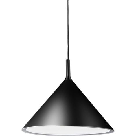 Suspension Barbie S/P Noir Mat, Raccordement E27, Max 60W, Structure En Aluminium Pour Intérieur - Gea Luce (1/3)