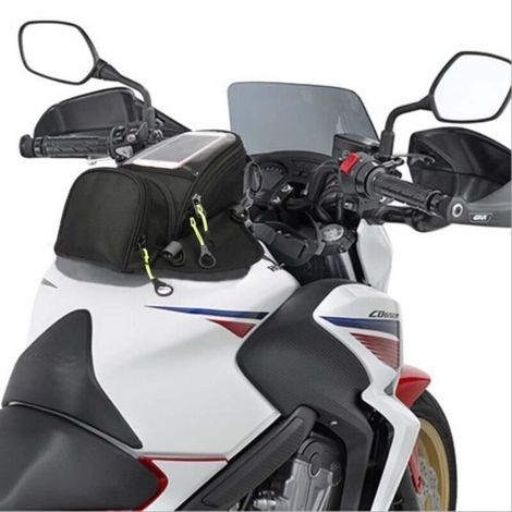 Sac de réservoir de Moto - Sac imperméable Oxford Saddle Black Moto - Sac magnétique Universel pour Honda Yamaha Suzuki