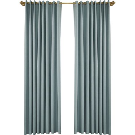Verdunkelungsvorhänge für Schlafzimmer, Ösen-isolierende Raumvorhänge für Wohnzimmer, 2er-Set (39 x 51 Zoll) (1/5)