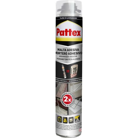 Malta Adesiva PATTEX Adesivo Poliuretanico in Schiuma Universale edilizia 750 ml (1/2)