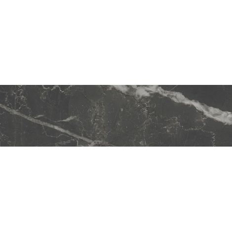 Aelle - Carrelage sol / mur rectangulaire effet marbre noir mate 6x24 cm SCULTOREA dark diamond miniature J479 - Vendu par boîte de 0,69 m² (1/3)