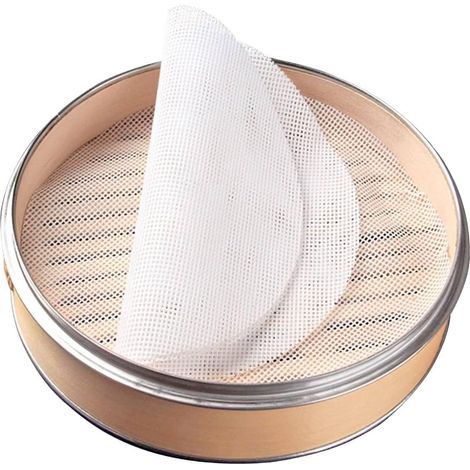 5pcs Tapis De Cuisson À La Vapeur En Maille, Silicone Antiadhésif 24 Cm Dumplings Pad Doublures De Panier À Vapeur Réutilisables Tapis De Pâtisserie Steamer Mat Pad Pour Panier Vapeur Dim Sum (1/5)