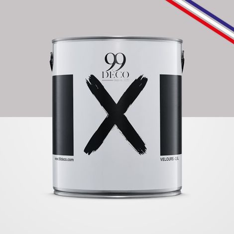 Peinture Mur Velours - Gris Pastel - Interieur - 2,5l (1/5)