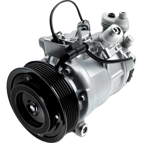 Compresseur de climatisation, Diamètre de poulie 115mm, Tension nominale 12V, Quantité d'huile 160ml, Réfrigérant R134a, Compatibilité avec conduite à gauche (1/5)