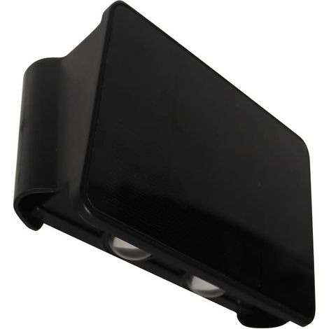 Aplique de exterior LED solar “Nil”  (1,2W 3000K 120lm) – Negro (1/5)