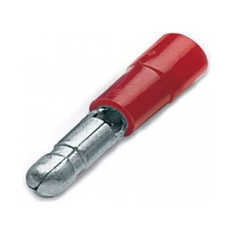 Conector de rosca roja con ojo de 6 mm (100 piezas)