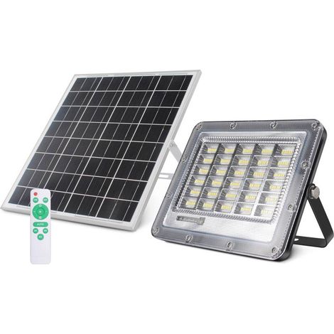 Proyector LED SOLAR PRO Slim 100W Litio 3,2V - 15000mAH, Blanco frío