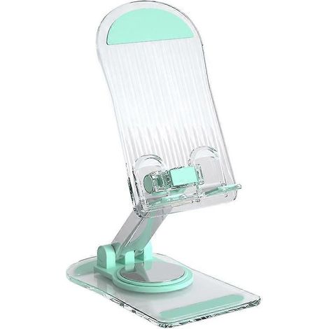 Support de bureau pliable en acrylique KF-Z12 pour téléphone et tablette, support coloré et inclinable, vert KF-Z12 (1/4)