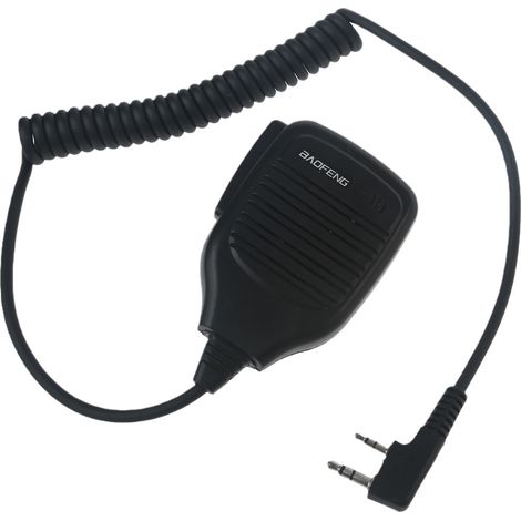 Haut-parleurs puissants, microphone d'origine Baofeng, accessoires pour talkie-walkie BF888S, BF888S, UV 82, UV5R, UV82 et UV-5R (radio portable).-AquaForge