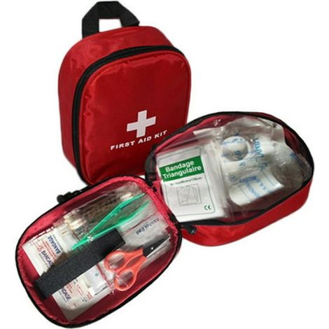 Outdoor Portable Car Emergency First Aid Kit Storage (1/4)