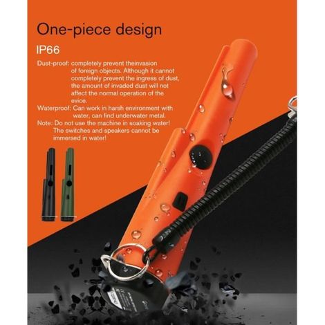 Détecteur de métaux portable GP-Pointer Testeur de détecteur d'or en métal IP66 étanche, vert (1/4)