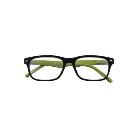 Lunettes de lecture noires/vertes +2,50 B3 Zippo