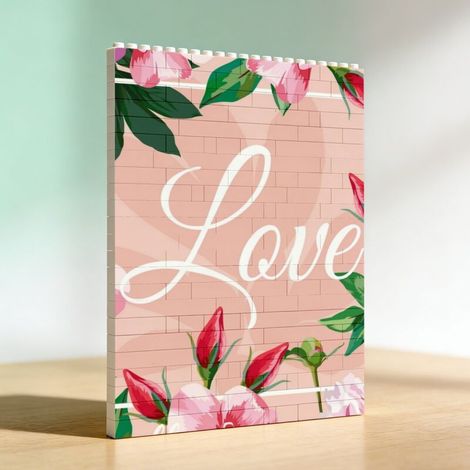 Cadre en blocs pour adultes à assembler, cadeaux pour la Saint‑Valentin et anniversaire (1/5)
