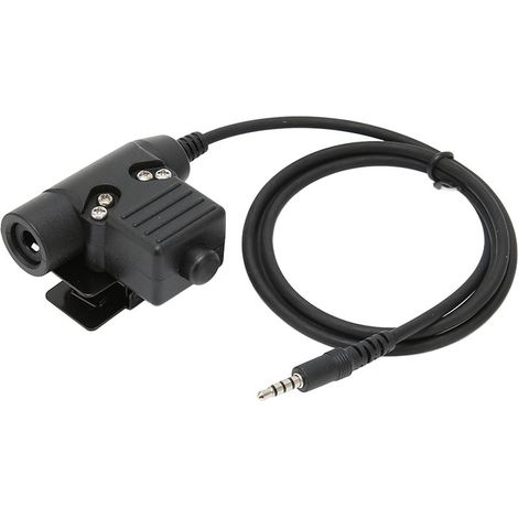 Adaptateur PTT U94 pour casque audio, connecteur PTT pour talkie-walkie 3,5 mm pour téléphone portable (1/5)