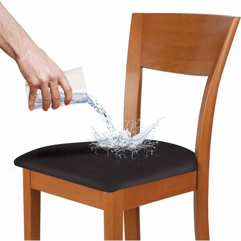 Lot de 2 housses de protection imperméables pour chaises – Élastique – Dimensions 28 x 17,2 x 7,2 cm – Lavables en machine – Astuceo