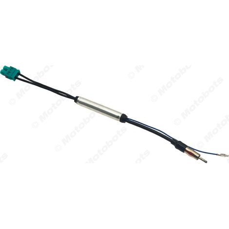 Dual-head radio antenna adapter with amplifier for Volkswagen Touareg/Cayenne/Audi (1/4)