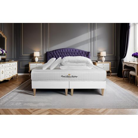 Pack Colchón blanco espuma viscoelástica 2x80x200