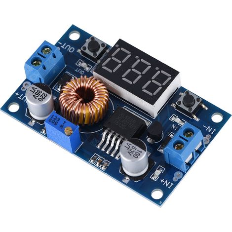 Régulateur de tension DC-DC 75W 5A avec écran LCD et ajustement de tension