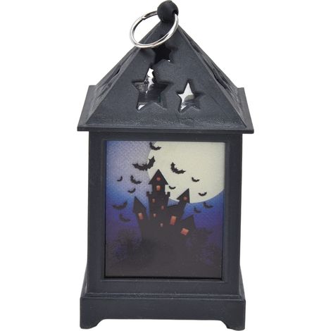 d Halloween LED Lampe de nuit portable à flamme pour (1/5)