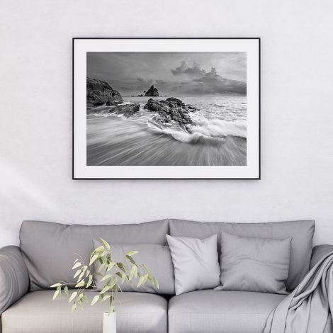 Affiche / Poster - Paysage Mer - 50x70 cm - Bordure noire (1/5)