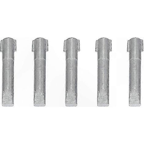Anodes en zinc par lot de cinq compatibles avec les moteurs hors-bord de 50 à 225 ch, adaptées aux modèles 62Y-11325-00 et 62Y-11325-01. (1/5)