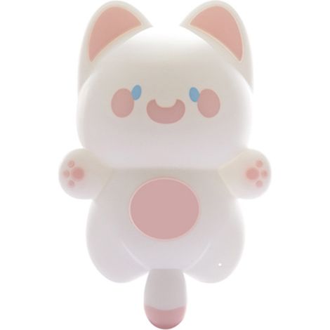 chat multicolore en silicone souple 3 niveaux de luminosité