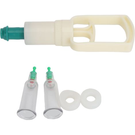 Lot de 2 pompes en U pour ventouses doigts, avec anneau courbé et plat, dispositif de massage santé manuel. (1/5)