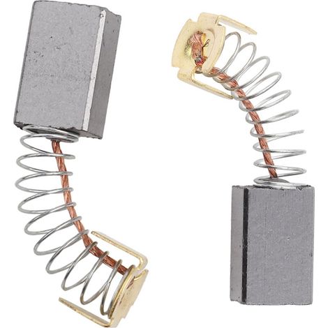 20 pièces de charbons moteur universels 6 × 10 × 15 mm pour meuleuses d’angle, ponceuses orbitales et autres outils électriques