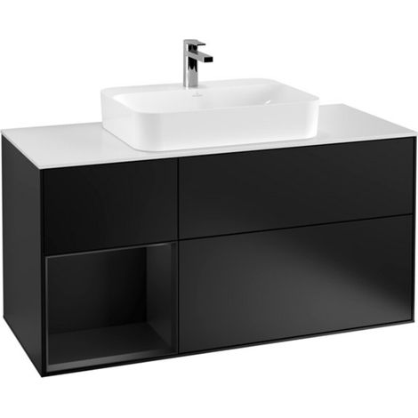 V&B Waschtischunterschrank Finion 120cm, Pl w m, Rg l bla m Lac, bla m Lac (1/2)