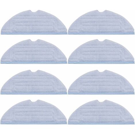 BUNTHAUS Lot de 8 lingettes de rechange pour Roborock S7 T7S T7S puls G10 accessoires, microfibre douce, lavable et réutilisable (1/5)