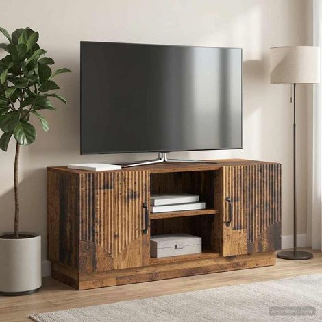 vidaXL Mobile TV Legno antico 102 x 34,5 x 47 cm Legno