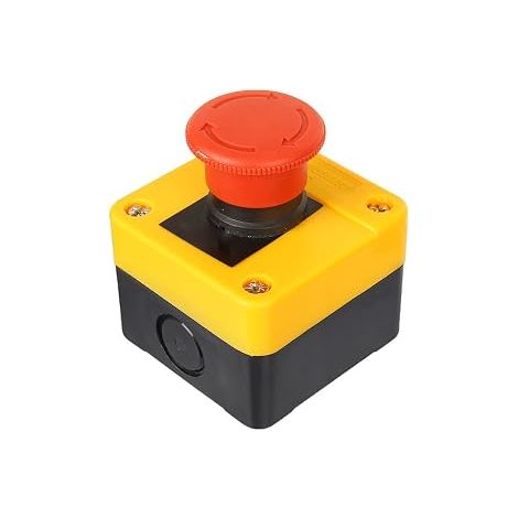 Emergency Stop Button 110V400V, IP65 Waterproof Rating, Circuit Cut, Push Button, Compact Structure, Versatile Application, Easy to Uti (1/5)