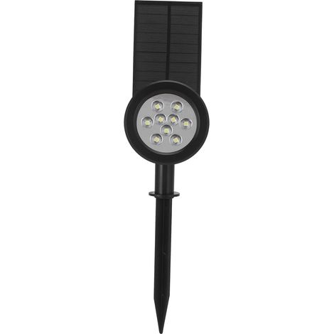 9 LED-Solarstrahler, Solar-Gartenleuchten für den Außenbereich, Hof, weißes Licht (1/5)