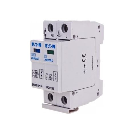 Scaricatore di sovratensione tipo T2 2P 20kA SPCT2-280/2 167594