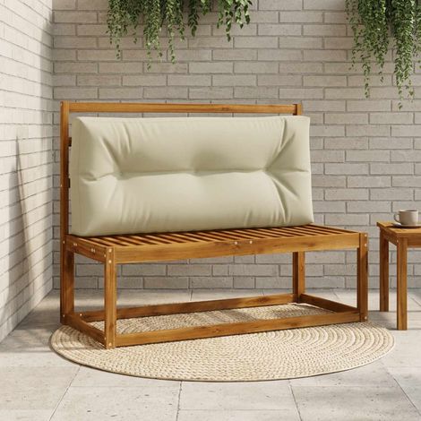 vidaXL Coussin de dossier de palette VIANEN 100 % polyester Vert clair (1/5)
