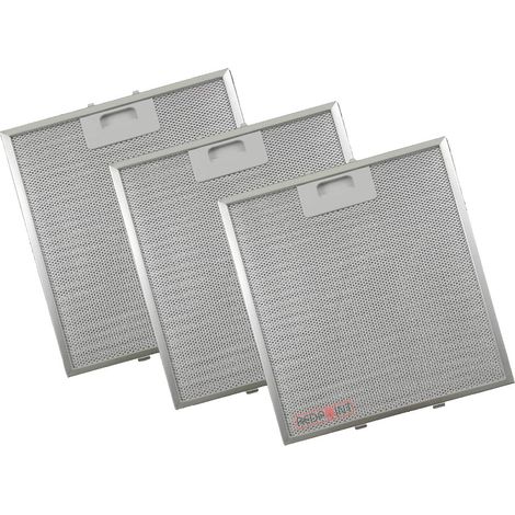 Ersatzteil - Original-Metallfilter (für Fett) 3er-Set 267 x 305 mm - -