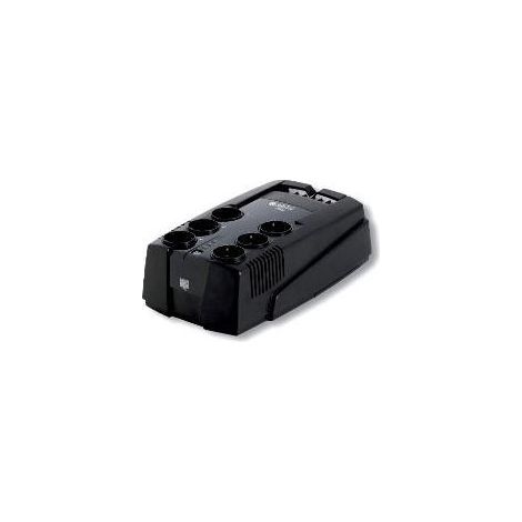 Riello iPlug UPS 800VA Gruppo di Continuità Nero 6 Prese SHUCKO 2 IEC 1 USB (1/2)