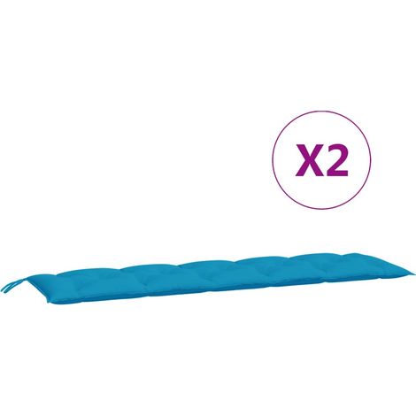 SKM Coussin de balancelle Bleu clair 180 cm Tissu (1/5)