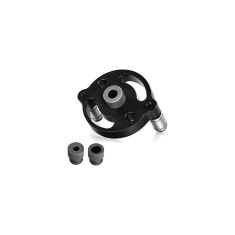 Plantilla de perforación autocentrante y de posicionamiento vertical para agujeros de bolsillo de 6/8/10 mm, herramienta de perforación para máquinas perforadoras, 1 pieza - Crezuo