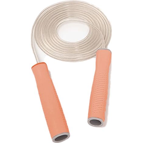 Corde À Sauter Leste - Roulements À Billes 360 Degrés - Pour Fitness Et Cardio - Poignée Silicone Orange - 1 Unité (1/5)