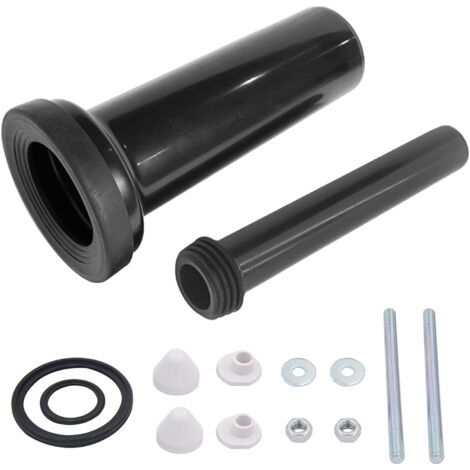 Set de raccordement pour WC mural,180 cm Kit complet de joint et tuyau de vidange (Kit complet, 180 cm) (1/5)