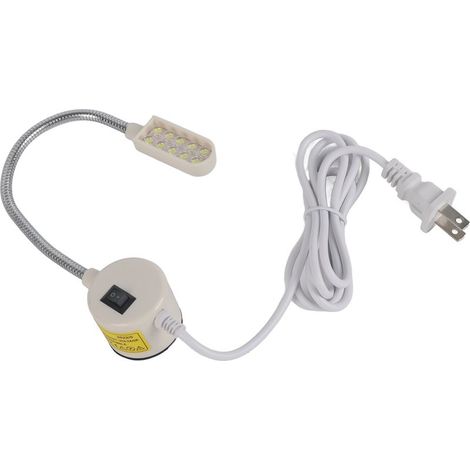 LED-Nähmaschinenlampe, verstellbarer Magnetfuß, CN-Stecker 110V-220V (02) (1/5)