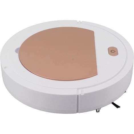 3,7-V-Saugroboter, 1200-mAh-Akku, USB-Ladefunktion, ultradünn, automatischer Bodenreinigungsroboter, Roségold (1/5)
