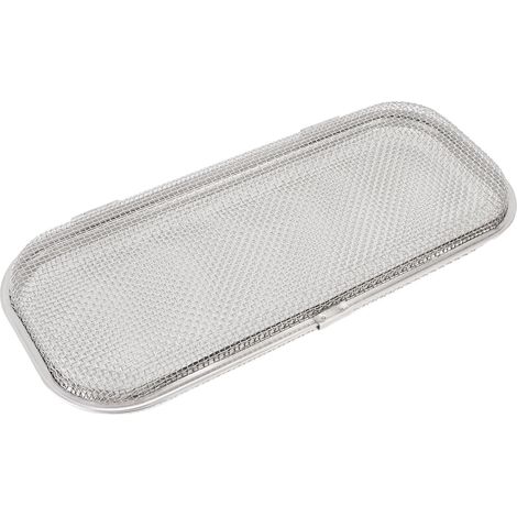 Panier à ustensiles pour lave-vaisselle en acier inoxydable 304, rectangulaire, avec grille d'égouttage, pour baguettes et petits objets, 11,5 x 26,5 x 3,5 cm / 4,5 x 10,4 x 1,4 po (1/5)