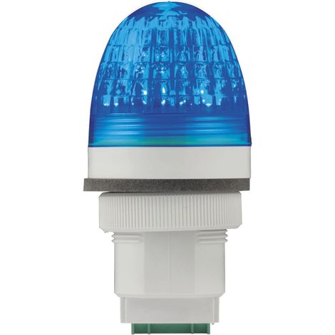 Balise Fixe à LED bleue RS PRO, 12 V c.a./c.c., 24 V c.a./c.c. ( Prix pour 1 )