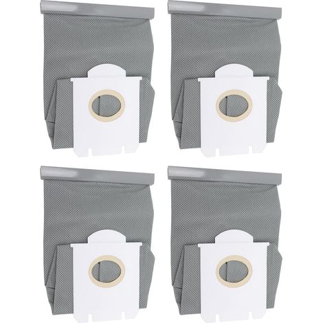 Lot de 4 sacs à poussière de rechange en tissu non tissé pour aspirateur Philips FC9071, FC8134, FC8613 et FC8614 (1/5)