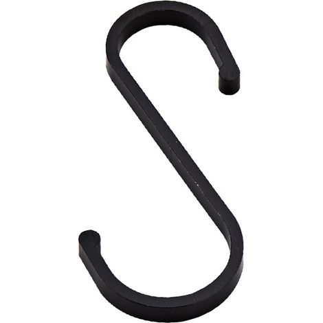Crochets de Boucherie Aluminium Noir Mat Lot de 12 pour Cuisine et Salle de Bain (1/2)