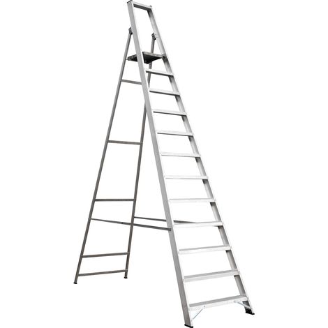 Sealey AXL12 Industrial Step Ladder 12-Tread Aluminium - EN 131