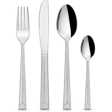 Stainless Steel 24-Piece Cutlery Set for 6 People (1/5)